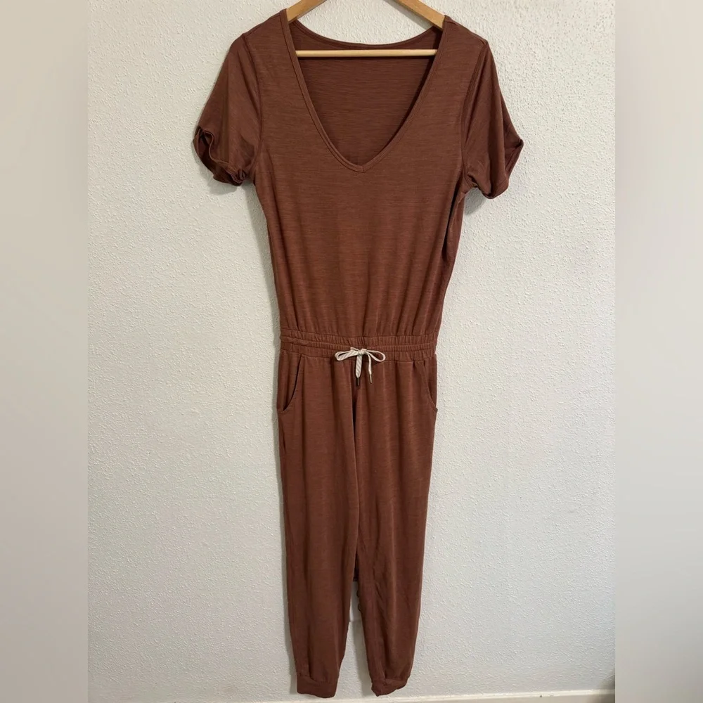 Vuori All Day Jumpsuit - Terracotta - Picture 4 of 11